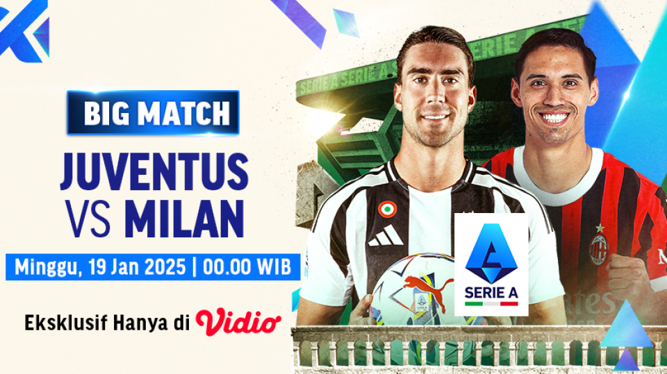 siaran langsung juventus vs milan liga italia