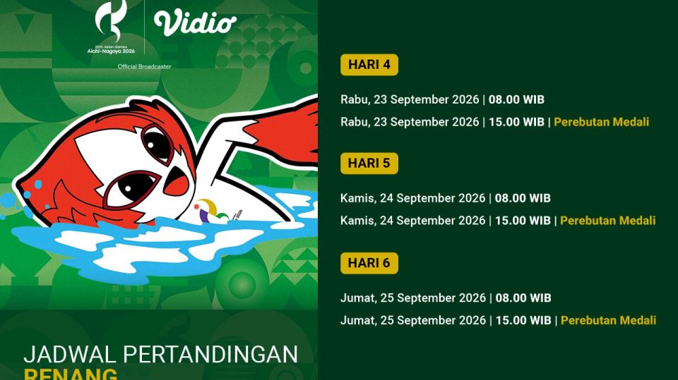 ATK_ASIAN GAMES 2026_JADWAL GENERAL_RENANG PUTRI
