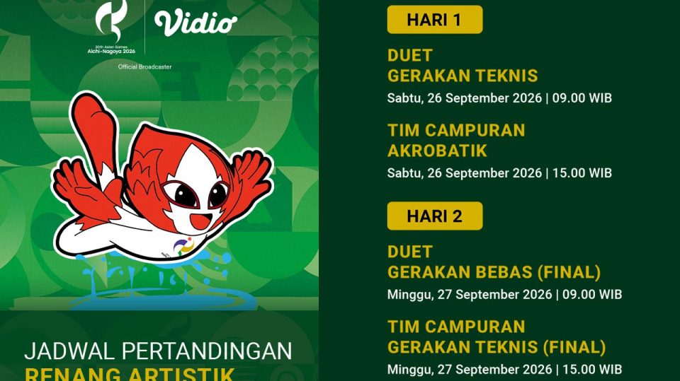 ATK_ASIAN GAMES 2026_JADWAL GENERAL_SWIMMING ARTISTIC