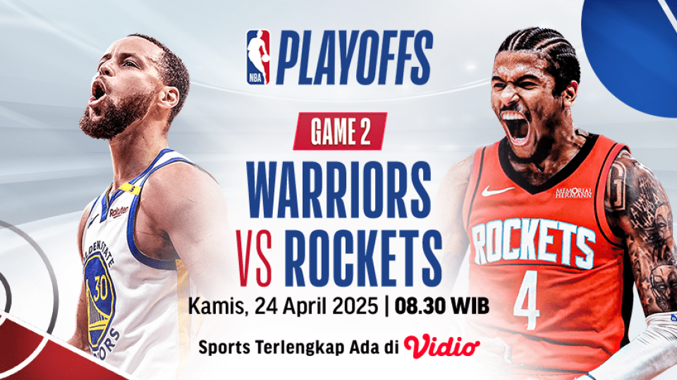 link streaming warriors vs rockets game 2 nba playoffs 2025