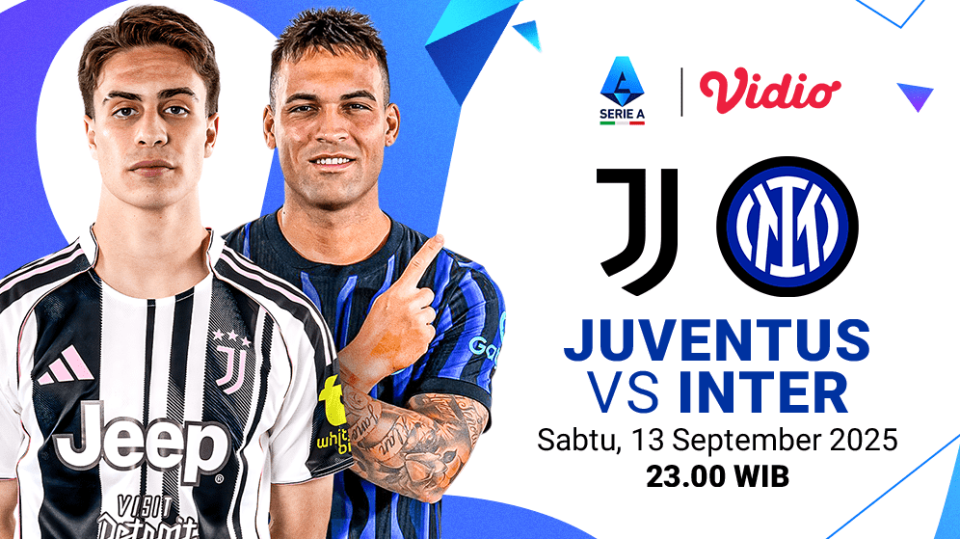 Live streaming Juventus vs Inter eksklusif di Vidio. (dok. vidio.com)