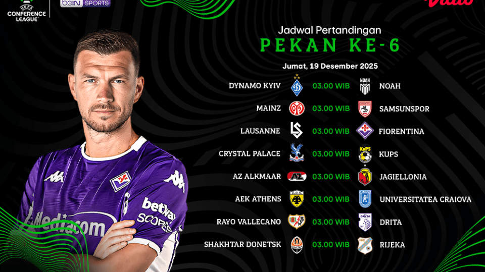 Saksikan UECL pekan ke-6 eksklusif di Vidio.