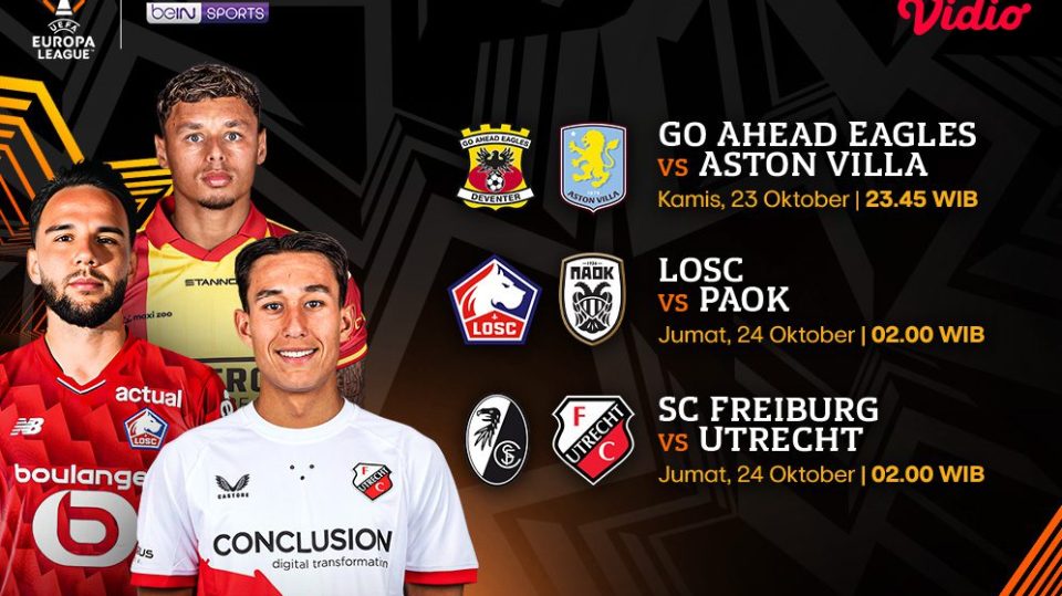 Jadwal pemain Timnas Indonesia di UEL dan tayang di Vidio. (dok. vidio.com)