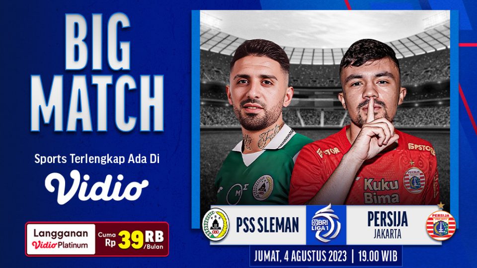 Link live streaming PSS Sleman vs Persija Jakarta