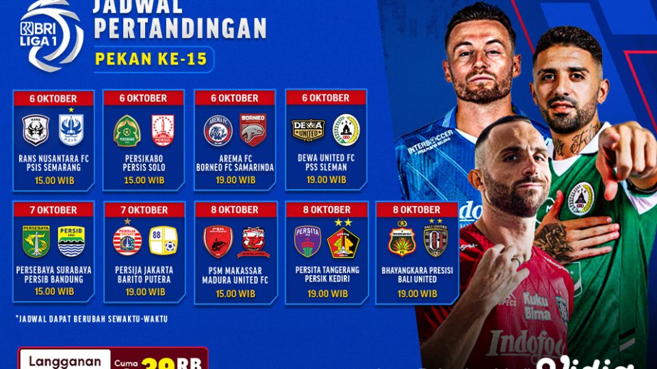 BRI Liga 1 Pekan Ke-15
