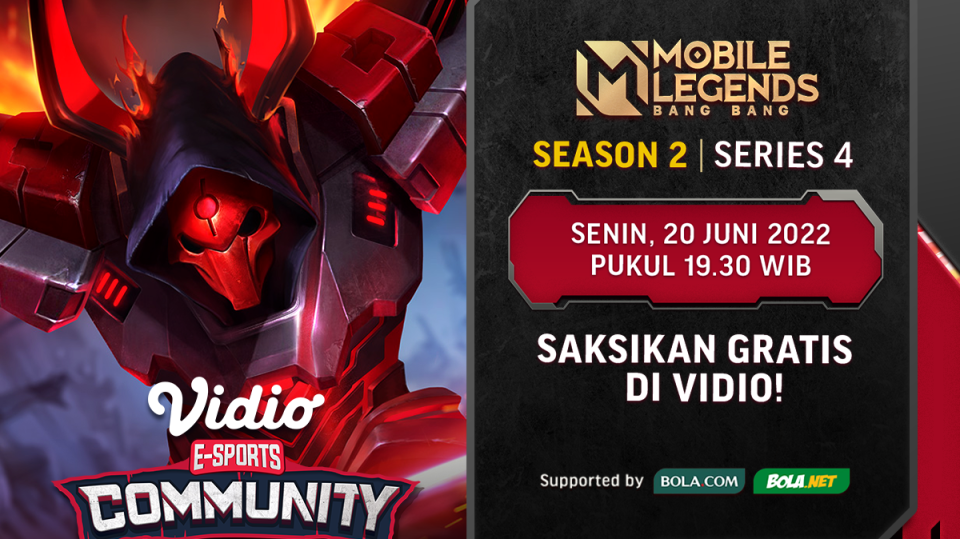 Live Streaming Vidio Community Cup Season 2 Mobile Legends Series 4