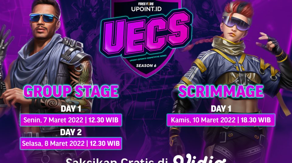 Live Streaming UECS ( UPoint Esports Competitive Series) Season 6 di Vidio