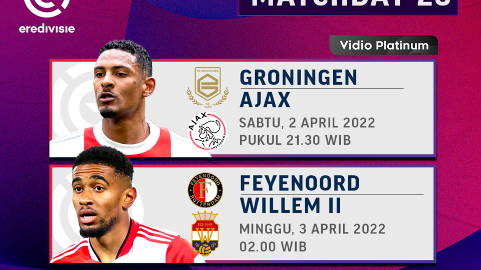 Ada Groningen vs Ajax: Ini Link Live Streaming Eredivisie 2021/22 Pekan Ke-28