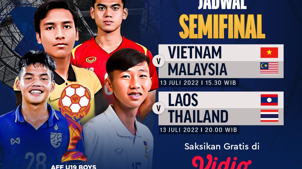 Jadwal Semifinal Piala AFF U-19 2022