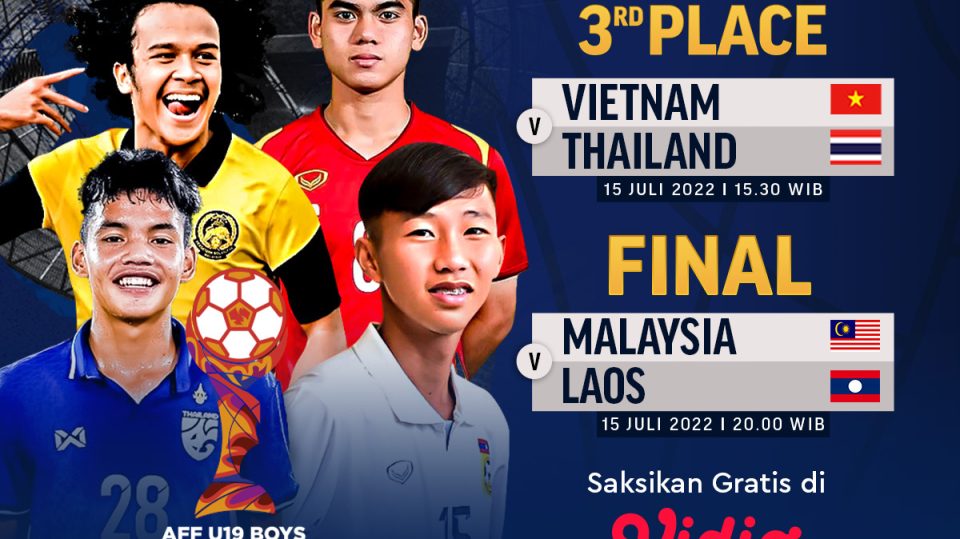 Live Streaming Malaysia vs Laos di Final Piala AFF U-19 2022