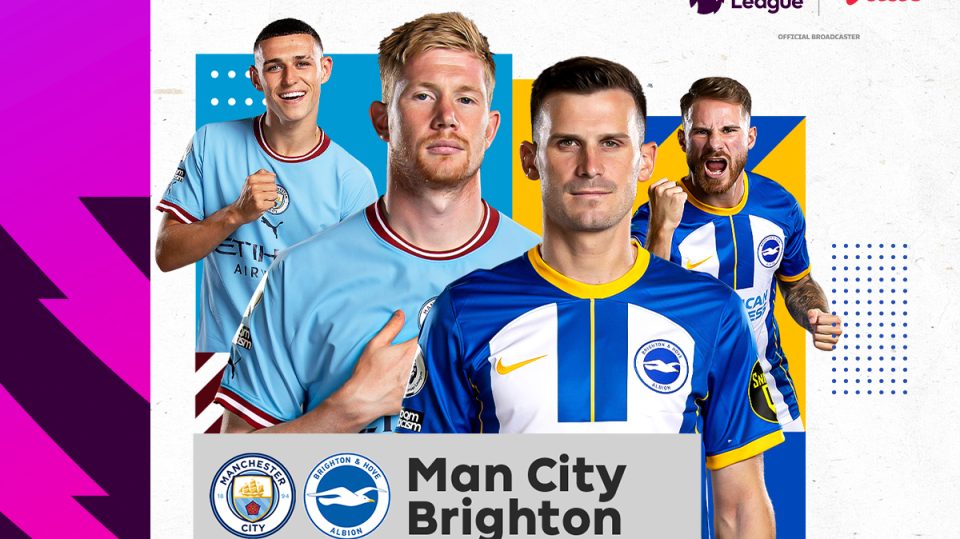 Live Streaming Man City vs Brighton di Premier League 2022/23