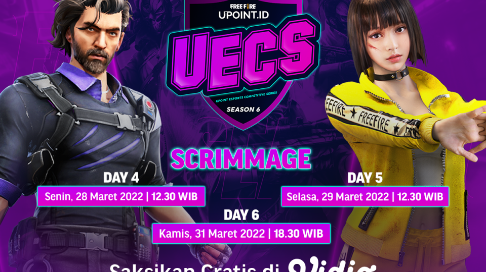 Link Live Streaming UECS Season 6, Scrimmage Day 4 - 6