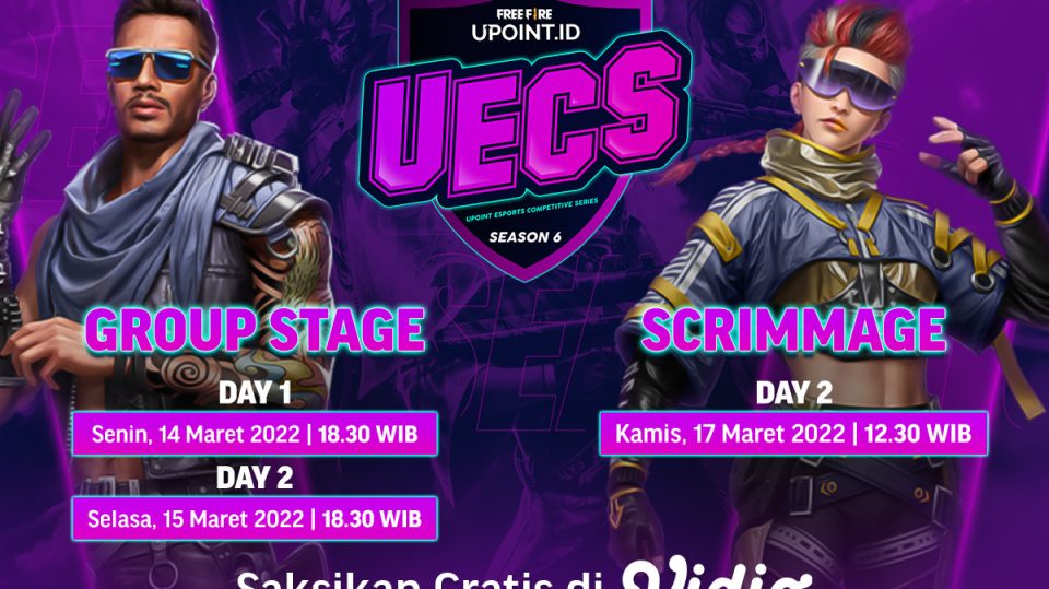 Link Live Streaming UECS ( UPoint Esports Competitive Series ) Season 6 Week 2
