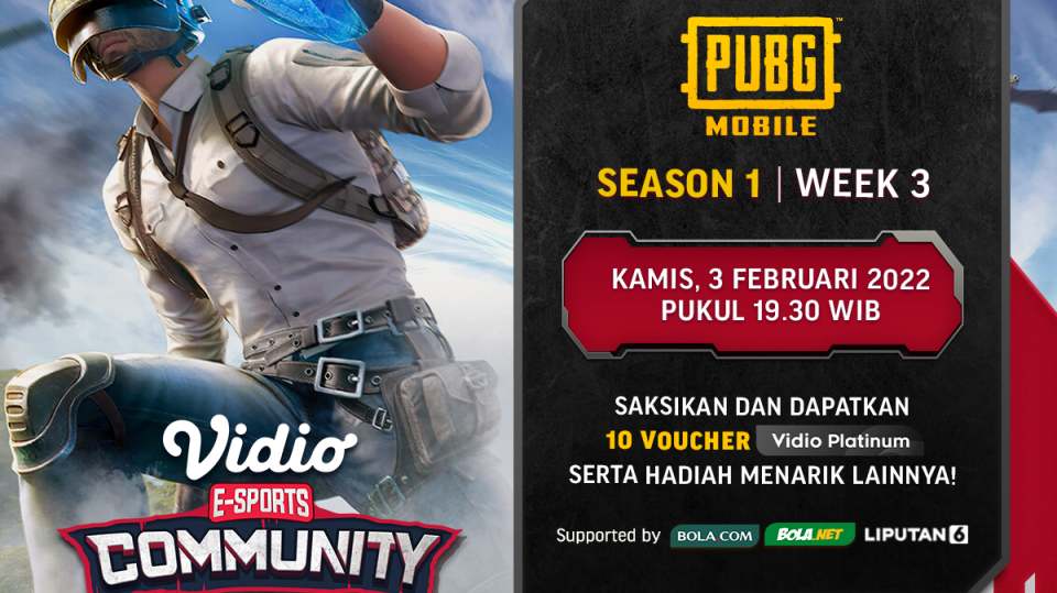 Nonton Vidio Community Cup Season 1 PUBG Mobile Week 3 dan Menangkan Hadiah Menariknya!
