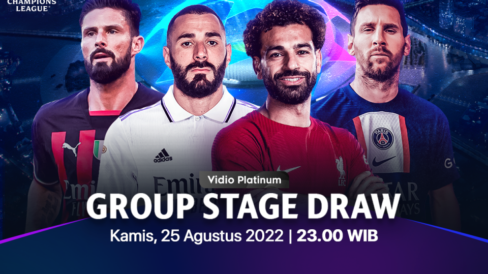 Jadwal Drawing Liga Champions 2022-2023