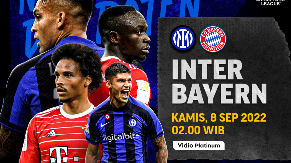 Link Live Streaming Inter Milan vs Bayern Munchen