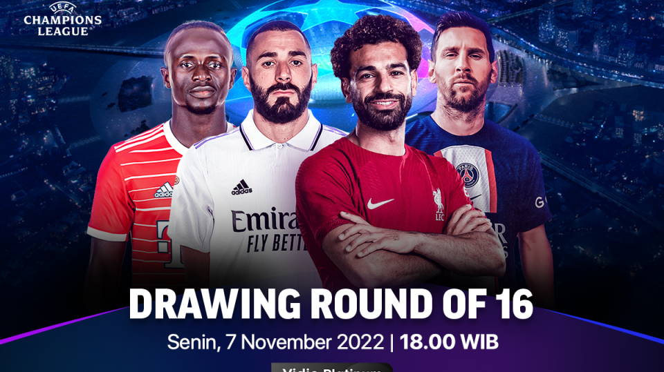 Live Streaming Drawing 16 Besar Liga Champions 2022-2023