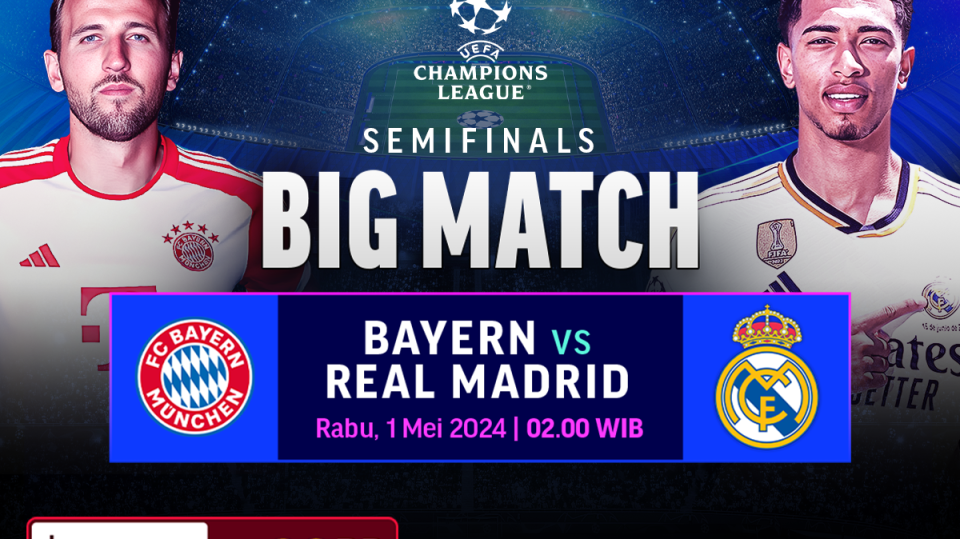 Live Bayern Munchen vs Real Madrid