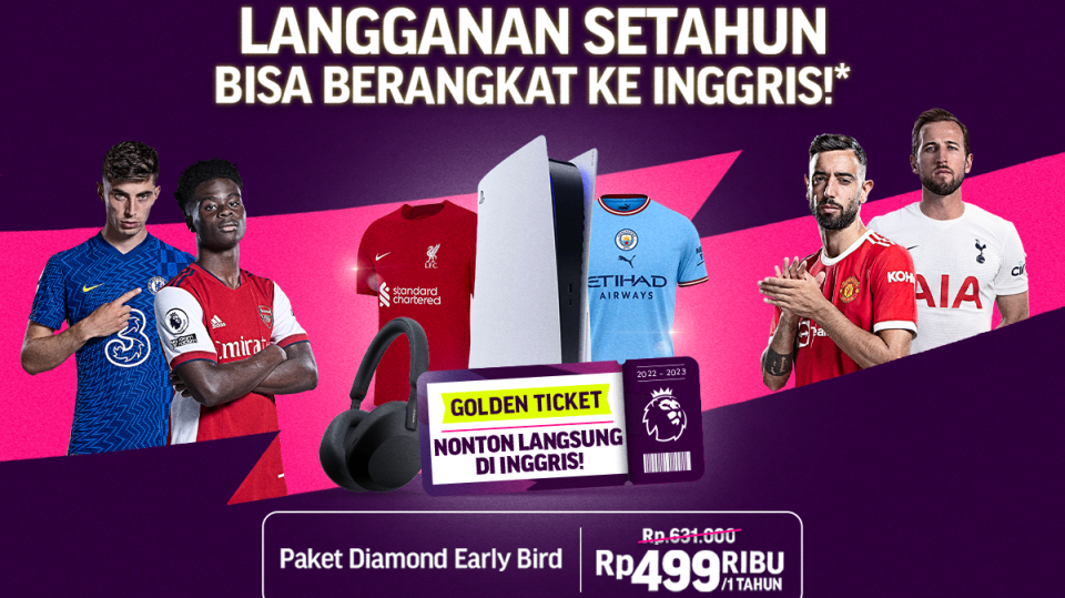 Promo Langganan Paket Liga Inggris di Vidio.