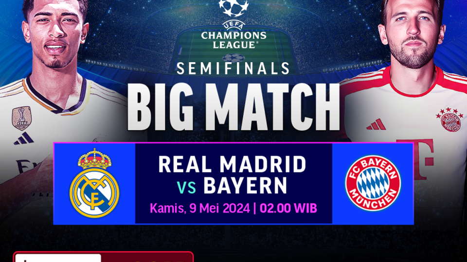 Real Madrid vs Bayern Munchen Leg 2 Semifinal
