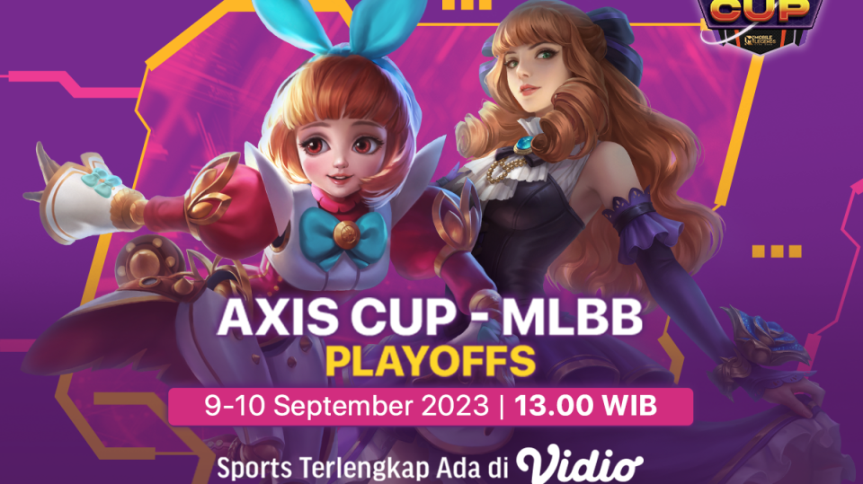 live streaming AXIS cup MLBB Playoff