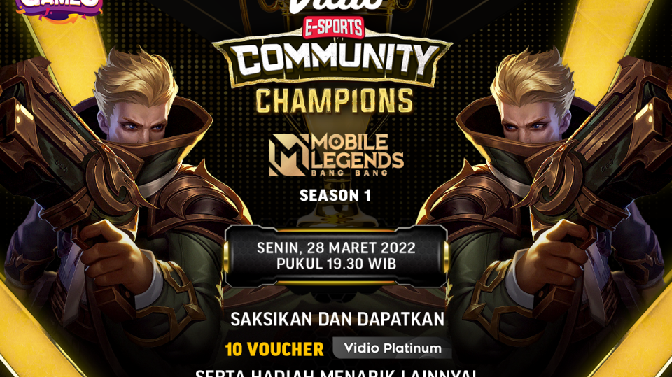 Yuk Saksikan Live Streaming Vidio Community Champions Season 1 Mobile Legends dan Menangkan Hadiahnya!
