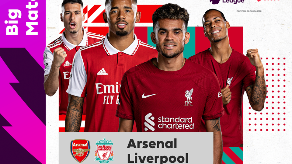 Link Live Streaming Arsenal vs Liverpool di Premier League 2022/23