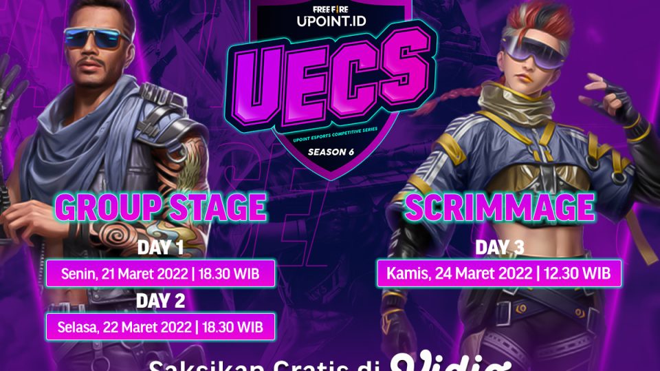 Nonton Siaran Langsung UECS Upoint Esports Competitive Series Season 6 Week 3