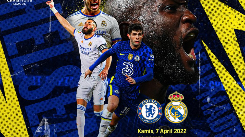 Link Live Streaming Chelsea vs Real Madrid: Perempat Final Liga Champions 2022 Leg Pertama
