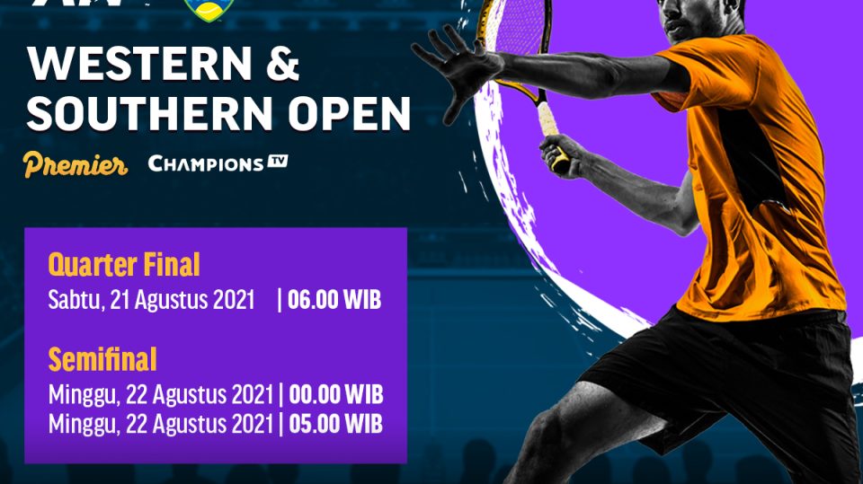 Live Streaming nonton ATP Tour: Semifinal WS Open 2021 di CTV