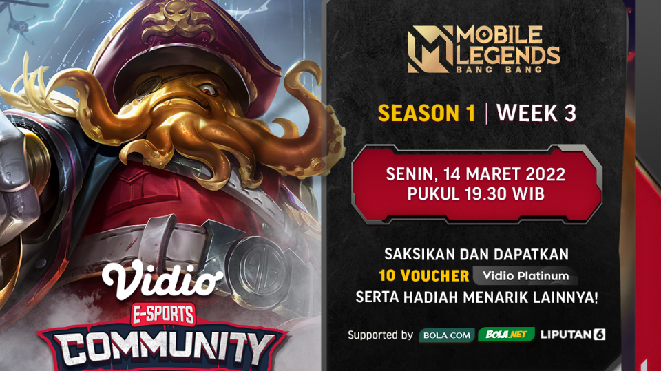 Link Nonton Vidio Community Cup Season 1 Mobile Legends Week 3