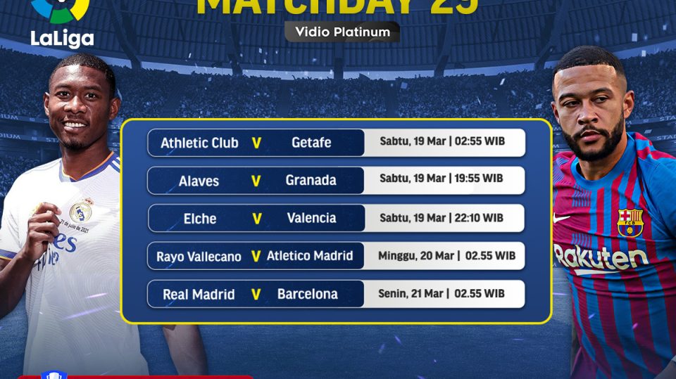 Link Live Streaming Liga Spanyol ( La Liga ) 2021/22 Pekan Ke-29, Ada El Clasico