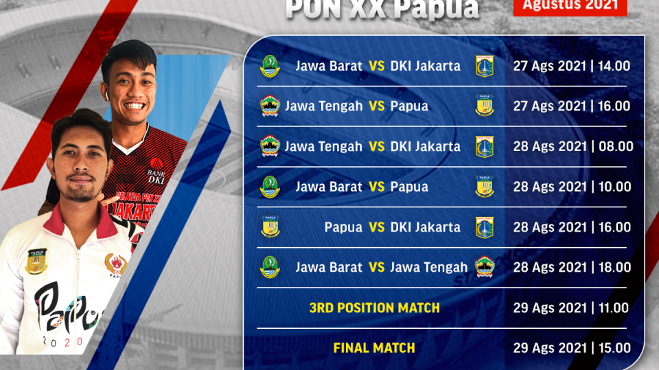 Link Live Streaming Uji Coba Bola Voli PON XX Papua 2021