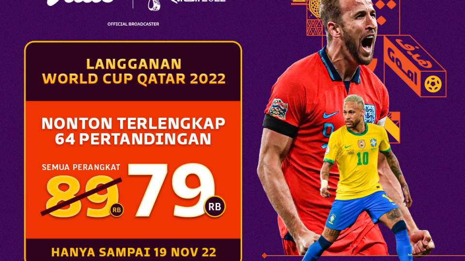 Promo Paket Langganan Nonton Piala Dunia 2022