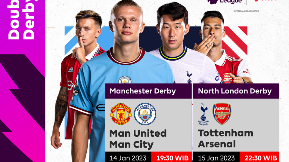Jadwal Liga Inggris Derby Manchester & London