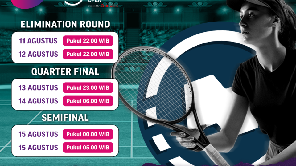 Nonton Live Streaming WTA Tour 2021 Montreal Kanada