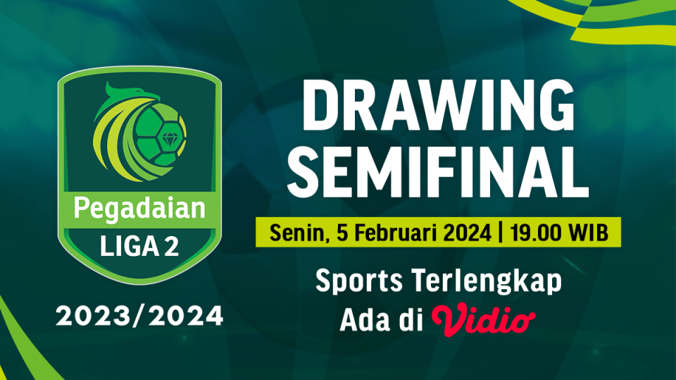 Drawing Pegadian Liga 2
