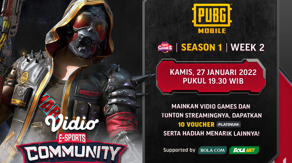Yuk, Nonton Siaran Langsung Vidio Community Cup Season 1 PUBG Mobile Week 2