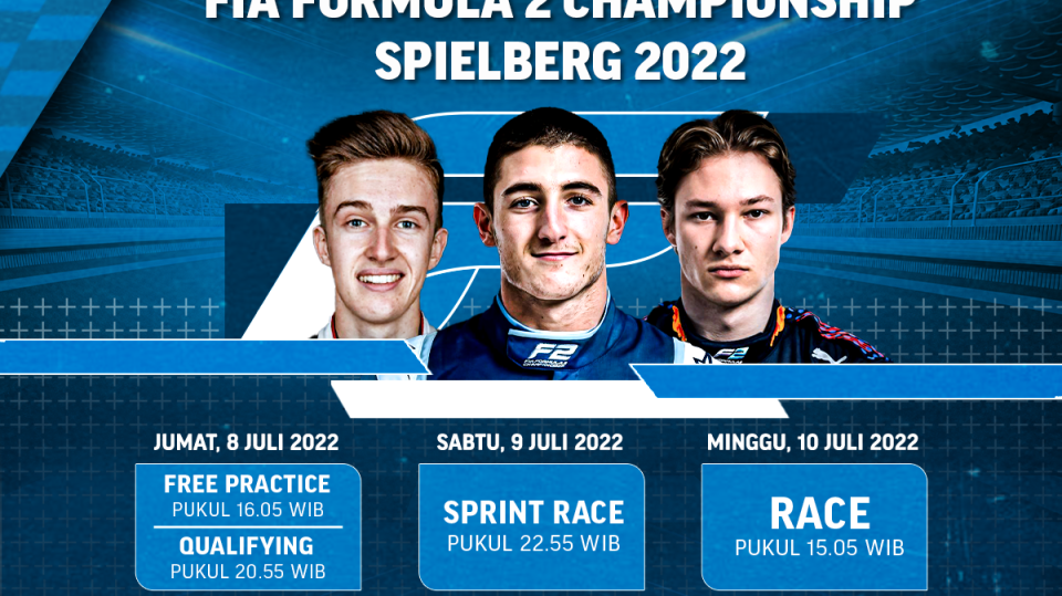 Jadwal Lengkap FIA Formula 2 Championship Spielberg 2022