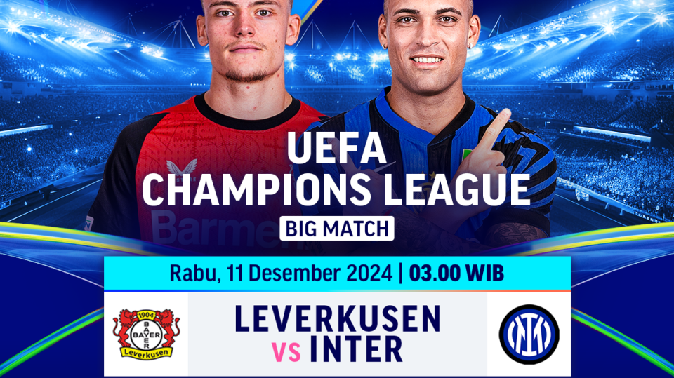 link siaran langsung leverkusen vs inter liga champions