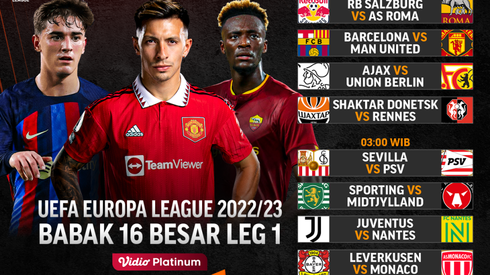 Liga Europa 2022/2023 Babak 16 Besar