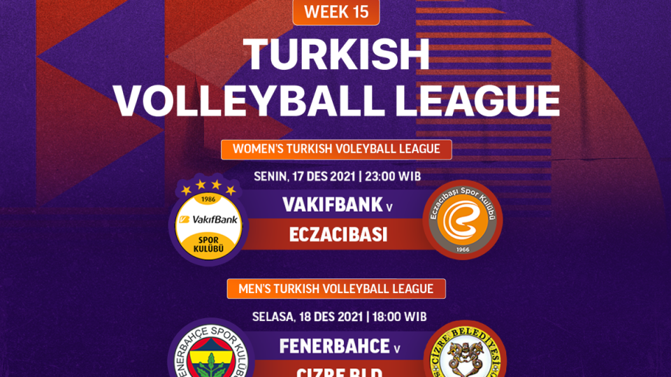 Link Live Streaming Liga Voli Turki 2021/22 Putera Hari Ini: Fenerbahce Vs Allpower