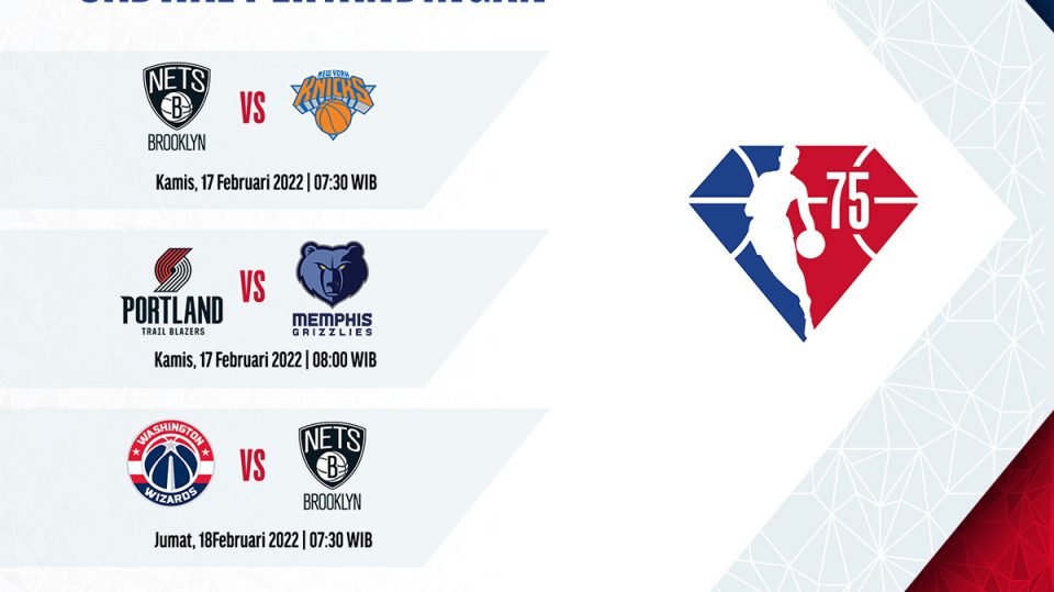 Jadwal Lengkap NBA 2021-22 Regular Season Pekan 18 Live Streaming di Vidio