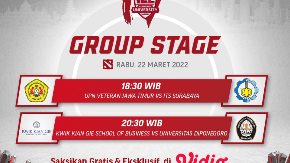 Link Live Streaming IEL University Season 4 Dota 2 Babak Penyisihan Hari Ini
