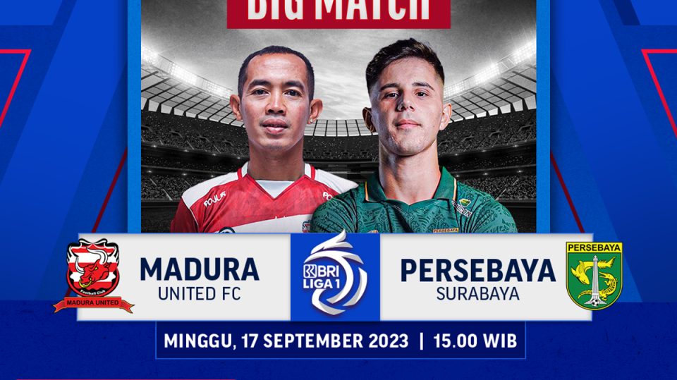 live streaming Madura United vs Persebaya
