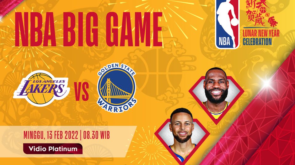 Link Live Streaming Warriors vs Lakers, Jadwal NBA 2021-22 di Vidio