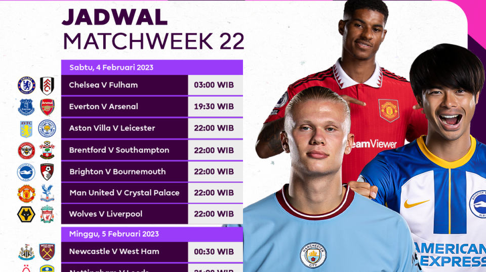 Liga Inggris 2022/2023 Matchweek 22