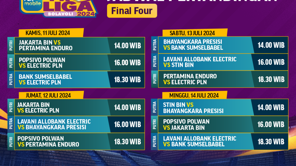 PLN Mobile Proliga 2024 Final Four Putaran Kedua