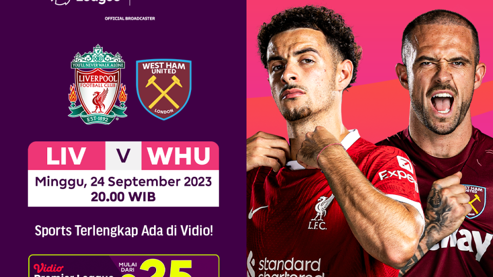 live streaming liverpool vs west ham