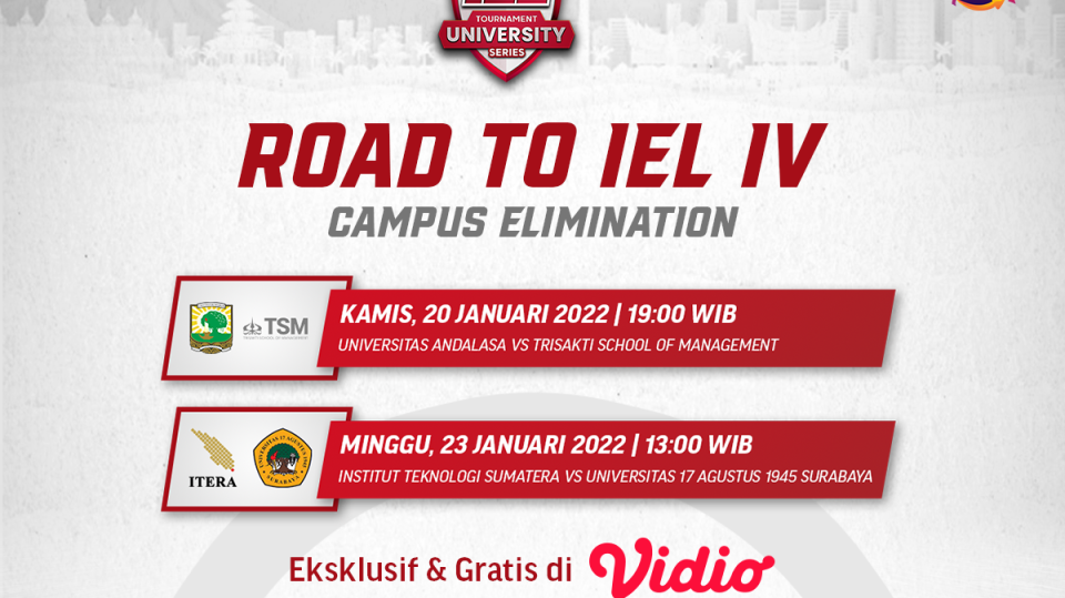 Live Streaming IEL University Season 4 - Campus Elimination Dota 2